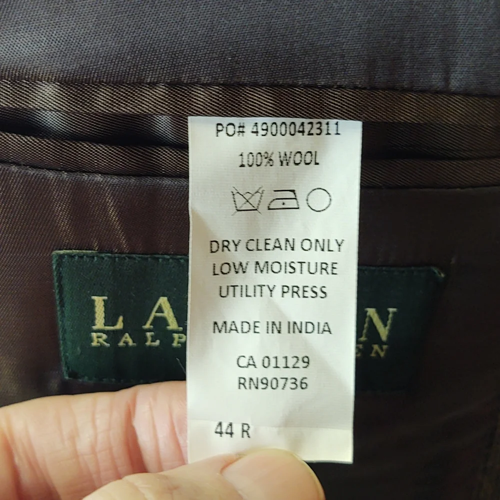 2 Button Light Brown Tweed Single Vent Blazer Excellent Condition